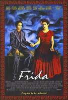 O filme retrata a história da vida que Frida (Salma Hayek) compartilhou abertamente e sem medos como Diego Rivera (Alfred Molina), período em que o controverso casal subverteu o mundo artístico. O filme mostra a vida de Frida desde o acidente de ônibus que mudou irreversivelmente a sua vida. Viajando ao lado de seu antigo namorado Alejandro Gomes Ariaz, seu ônibus colidiu com um bonde, matando diversas pessoas e ferindo muitas outras. Abandonada pelo namorado, quando finalmente voltou a andar, Frida ousou visitar o já renomado pintor Diego Rivera para ouvir uma crítica profissional. Diego se interessou não apenas por seu trabalho, mas também pela tenacidade, charme e beleza da jovem artista. Diego e Frida se casaram em Coyoacan em 21 de agosto de 1929, apesar da fama de mulherengo que Diego tinha. Frida passou a vida entre uma cirurgia e outra para tentar corrigir a coluna e viveu artisticamente à sombra do marido, sempre perdoando seu casos extra-conjugais e se satisfazendo com o seu próprio desejo por outras mulheres.